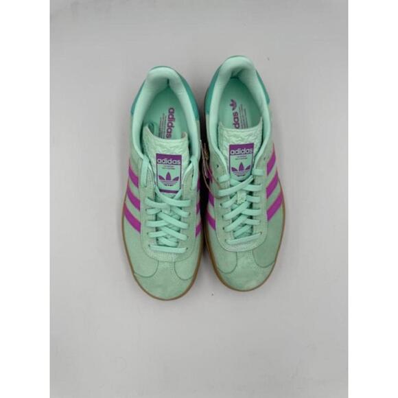 adidas gazelle silver green womens adidas Gazelle Bold Pulse Mint Pink  amzunit
